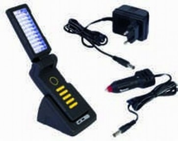 Töölamp 30lediga, laetav 12/230V