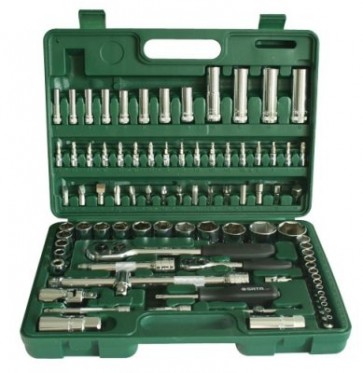 86-osaline 1/4” & 1/2” padrunvõtmete komplekt