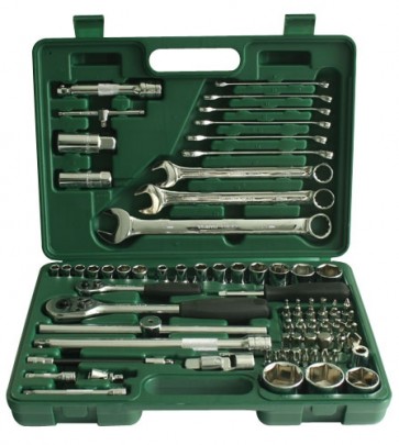 76-osaline 1/4” ja 1/2” tööriistakomplekt 