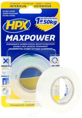 Kahepoolne läbipaistev teip 19mmx2m