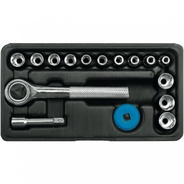 Padrunite komplekt 16-osa 1/4 4-13mm