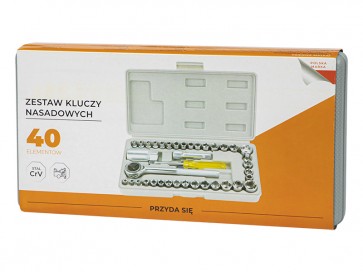 Padrunite komplekt 1/4,3/8 40-osa