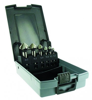 Süvistite komplekt 6 tk, FNH06. 90⁰, ØD=6,3-20,5 mm , HSS-E5 . Haljas