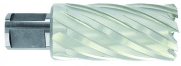 Kroonpuur Ø15X80X50 mm, HSS ,pikk seeria. Kinnitus Ø19 mm, Weldon. Haljas