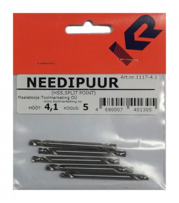 Needipuur HSS Split point 4.1mm, 5tk (blister)
