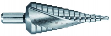 Astmeline puur HSS, Ø4-20 mm. Aste 2 mm. Laastusoon spiraalne. Haljas