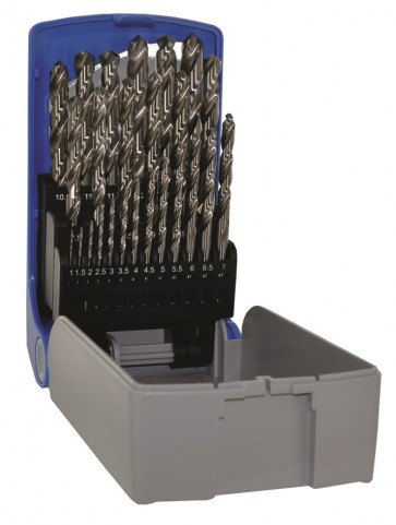 Metallipuuride komplekt G HSS Ø1-13 mm, 25 puuri, üleni lihvitud