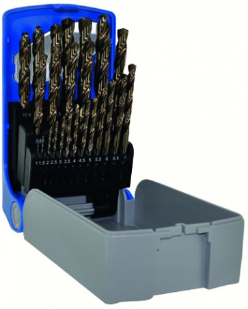 Metallipuuride komplekt G TC, HSCOB Ø1-13 mm, 25 puuri