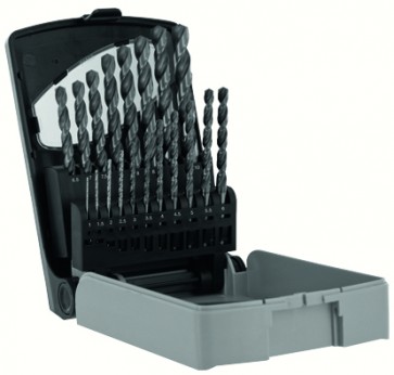 Metallipuuride komplekt E TBX 4F( TiAlN+TiCN) HSCOB Ø1-10 mm, 19 puuri