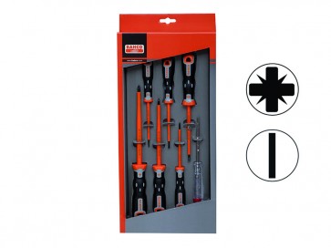 Kruvikeerajate kmpl TEKNO+ PH0/1/2 ja SL3/4/5,5 6 osa 1000V VDE
