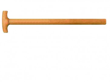 Wooden shovel handle T-form Bahco