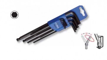 Kuuskantvõtmete kmpl 48 Irimo 1,5-10mm kuulpea 9 osa