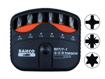 Otsakute kmpl 7 osa TORSION PH2,PZ2,T15/20/25/30