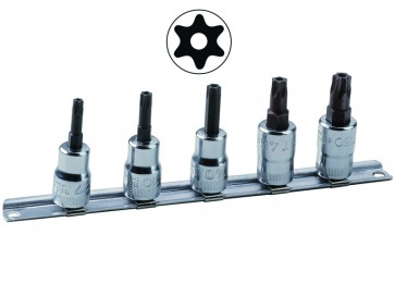 Padrunotsakute 7409TORX kmpl TR27-TR50 5 osa siinil 3/8"