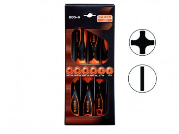 Screwdriver set 6pcs PZ1-2,PH1-2, 3-4mm