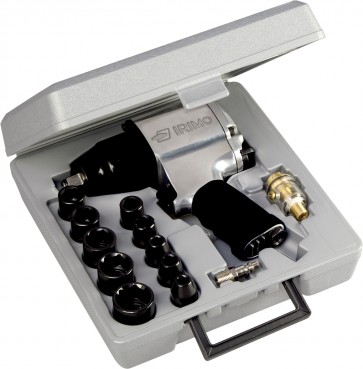 Löögiga mutrikeeraja 1/2" max 745 Nm + löökpadrunid 9-27mm 10tk