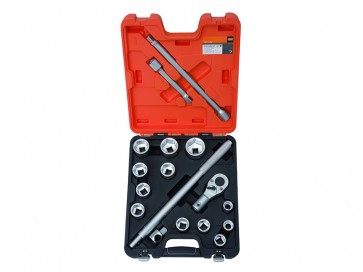 Padunite kmpl tollmõõdus 11/16"-2" 17 osa teleskoop-narrega 3/4"