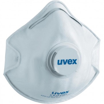 Face mask silv-Air classic 2110 FFP 1, preformed mask with valve, white, 1 pcs unpacked