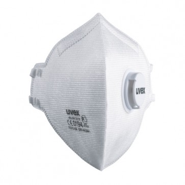 Face mask silv-Air classic 3310 FFP 3, folding mask with valve, white, 2 pcs per pack