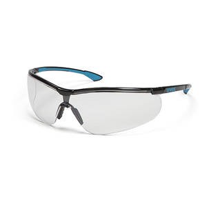 Safety glasses Uvex Sportstyle supravision extreme, clear, black/blue RT