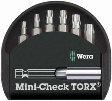 TORX-Bits + Universal Bitholder Mini-Check TX
