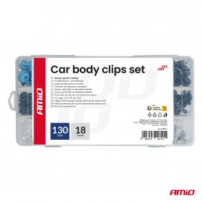 Auto tüüblite komplekt+tööriist+ventiilid 130+18tk Amio