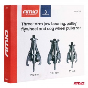 Kolmeharuline laagrite, rihmaratta, hooratta ja hammasratta tõmmitsate komplekt 3tk Amio