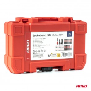 Trelli padrunid ja otsikud 25/50mm 36-osa Amio