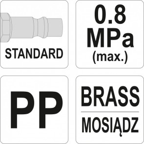 Suruõhu püstol 1/4" 110mm YATO