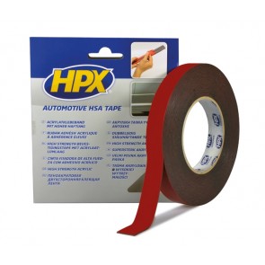 Kahepoolne must akrüülteip 12mmx10m