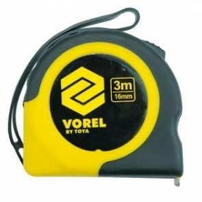 Mõõdulint 3m 16mm plast - kumm TOYA
