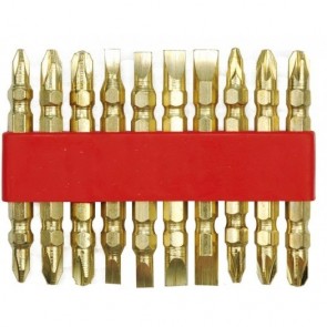Trelliotsikute 10-osaline komplekt Gold, kahepoolsed