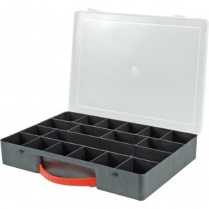 Plastkarp erinevate lahtritega 35 x 25 cm