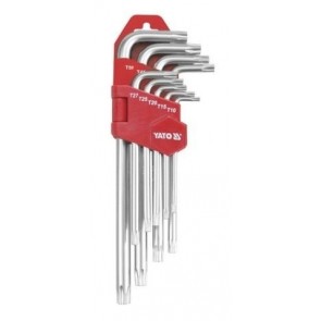Torx võtmed T10-T50 9-osa plastikhoidikus