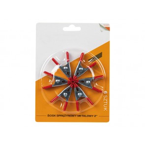 Pitsklambrid metallist 2" 6tk