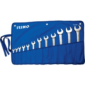 Kahepoolsete avatud lehtvõtmete kmpl 6-32mm 12 osa kotis Irimo