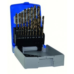 Metallipuuride komplekt E TC, HSCOB Ø1-10 mm, 19 puuri