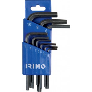 Kuuskantvõtmete kmpl 1,5-10mm 9 osa Irimo