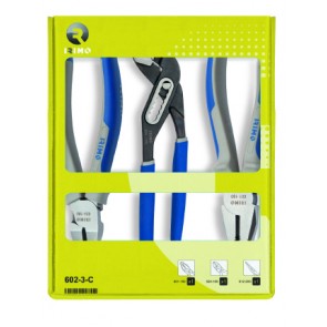 Tangide kmpl 3 osa näpits-, kullinokk ja lõiketangid 160/180/250mm Irimo