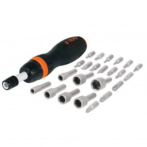 Narrega kruvikeeraja kmpl 8 padrunit (5-11mm) ja 17 otsakut (PH,SL,S,Torx) 18222