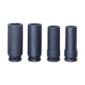 Pikkade löökpadruvõtmete kmpl K7806M 17-24mm 4 osa 1/2"