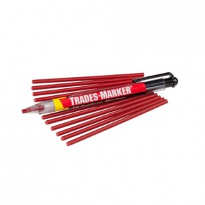 Universaalne marker Markal Trades-Marker Starter Pack, punane (hoidja+12 tera)