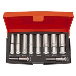 Pikkade padrunite S0810L kompl. 4-13mm 1/4" 10 osa