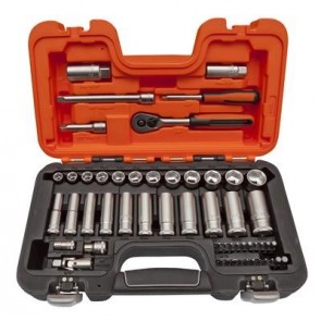 Pikkade ja lühikeste padrunite kmpl. 10-22mm + otsakud PH,PZ,HEX,TORX 53 osa 3/8