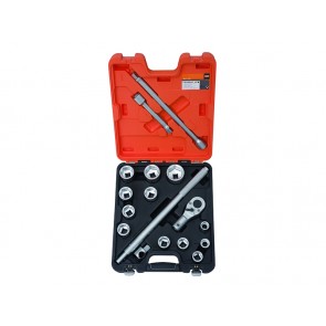 Padunite kmpl tollmõõdus 11/16"-2" 17 osa teleskoop-narrega 3/4"