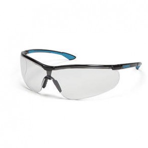 Safety glasses Uvex Sportstyle supravision extreme, clear, black/blue RT