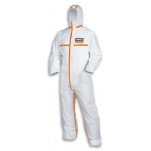 Coverall Type4B 9878/white-orange S