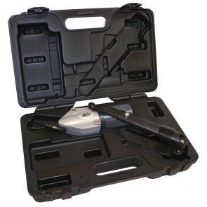 TurboShear™ heavy-duty metal cutting drill attachment in case